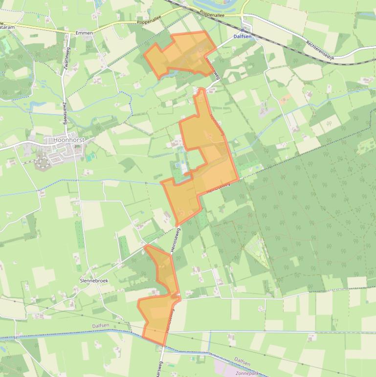 Kaart van postcodegebied 7722JP.
