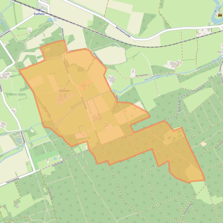 Kaart van postcodegebied 7722KK.