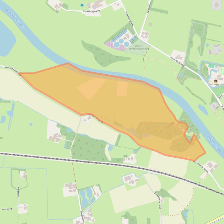 Kaart van postcodegebied 7722KN.