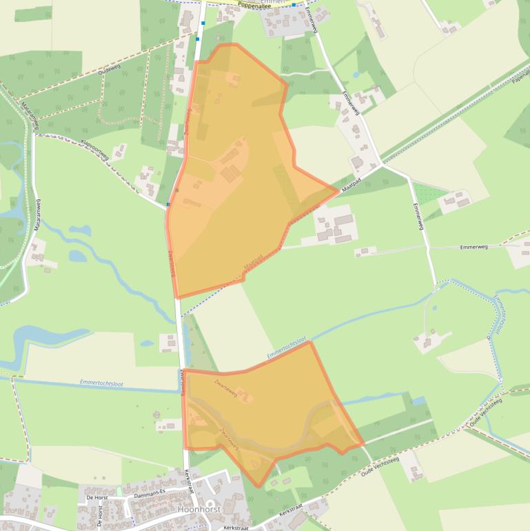 Kaart van postcodegebied 7722LA.