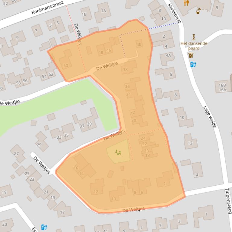 Kaart van postcodegebied 7722LM.