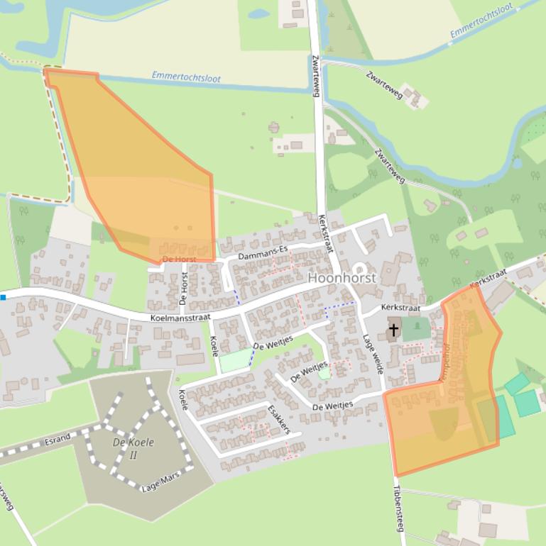 Kaart van postcodegebied 7722LN.