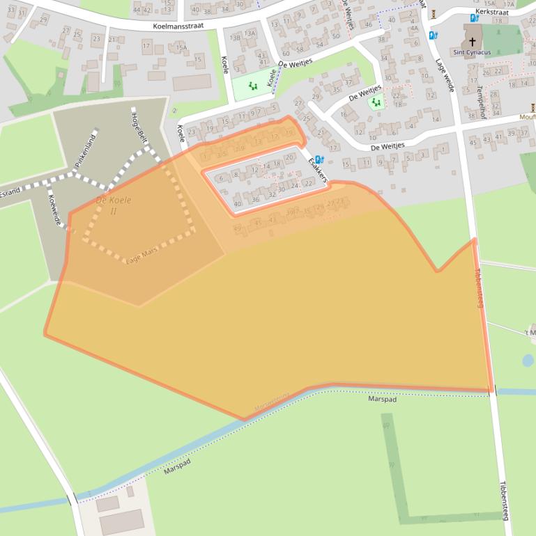 Kaart van postcodegebied 7722MJ.