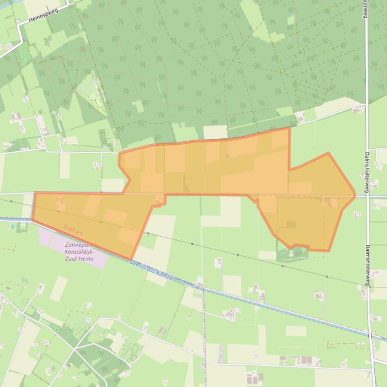 Kaart van postcodegebied 7722MR.