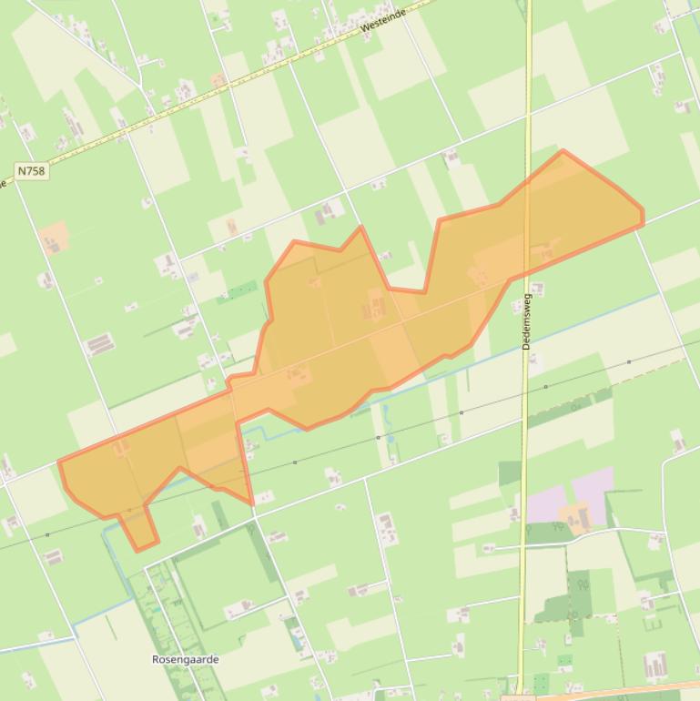 Kaart van postcodegebied 7722PP.