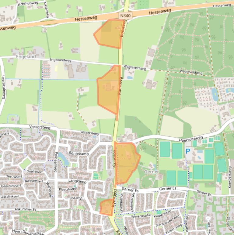 Kaart van postcodegebied 7722RM.