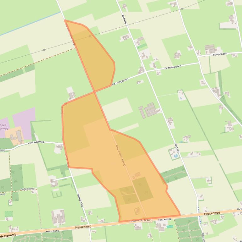 Kaart van postcodegebied 7722SK.