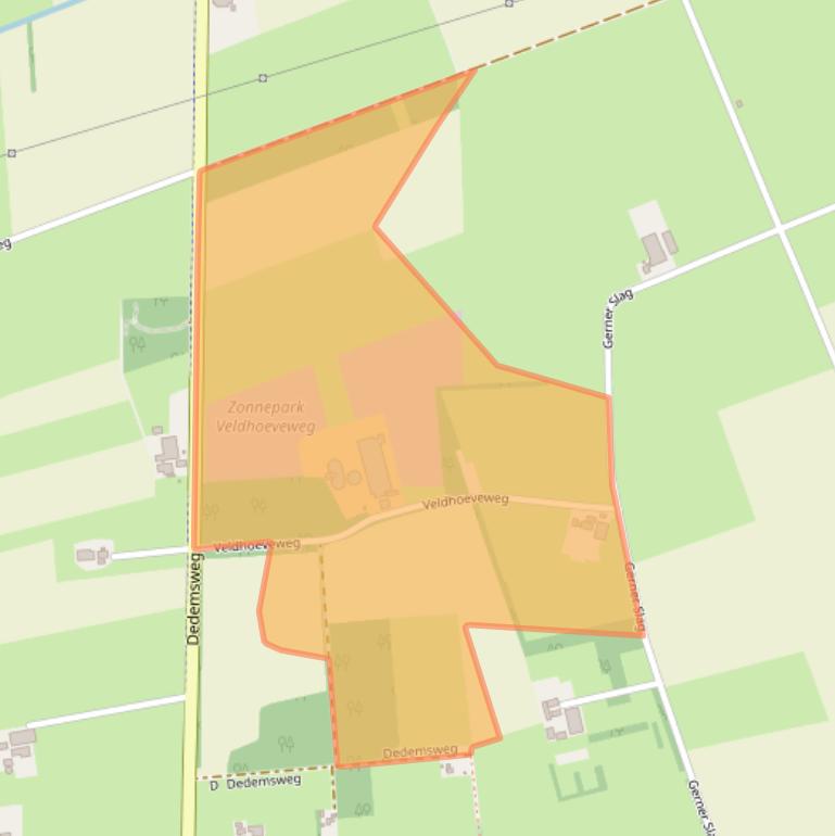 Kaart van postcodegebied 7722SM.