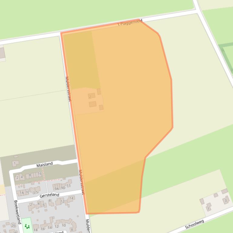 Kaart van postcodegebied 7722TH.