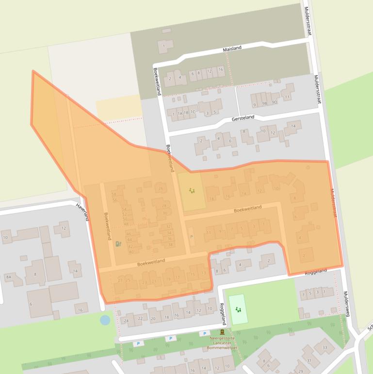 Kaart van postcodegebied 7722TP.