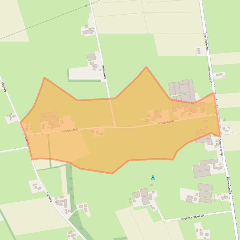 Kaart van postcodegebied 7722TS.