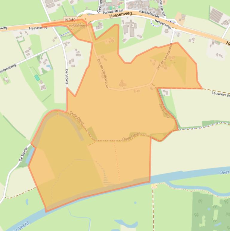 Kaart van postcodegebied 7722VG.