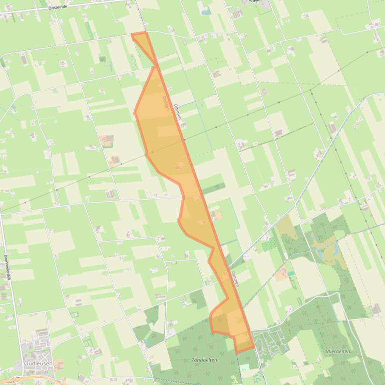 Kaart van postcodegebied 7722VT.