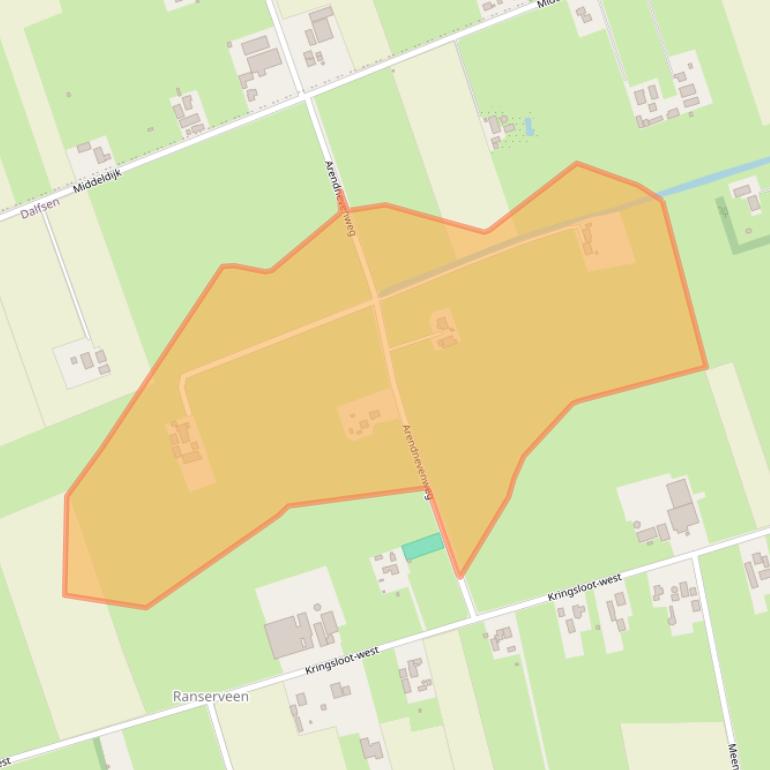 Kaart van postcodegebied 7722WX.