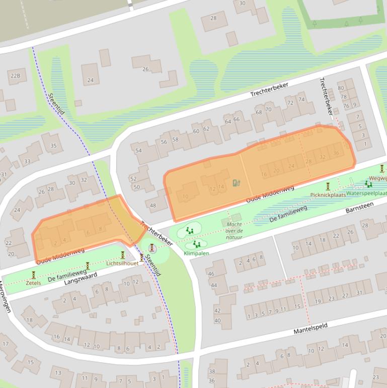 Kaart van postcodegebied 7722ZK.