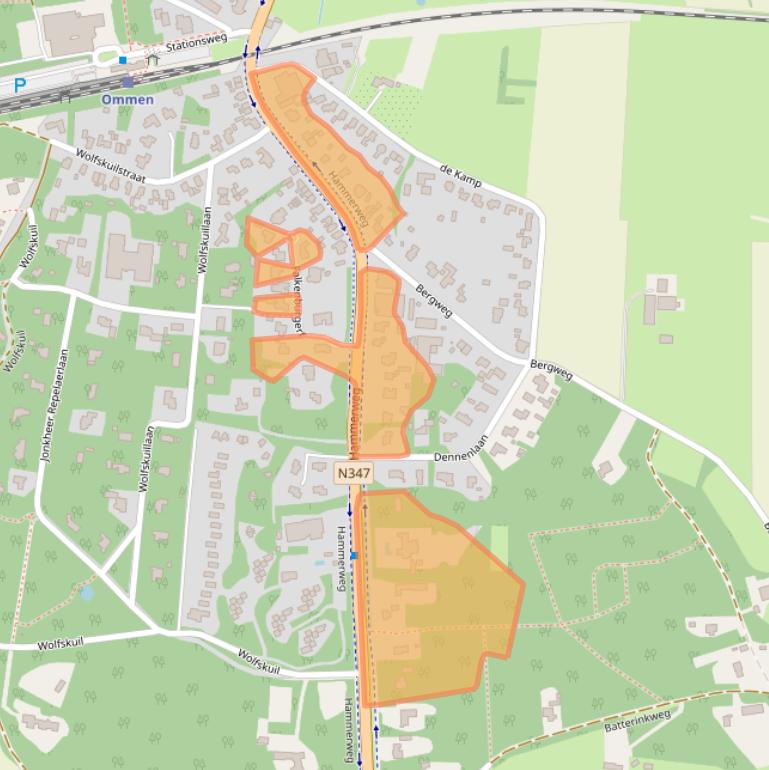 Kaart van postcodegebied 7731AH.