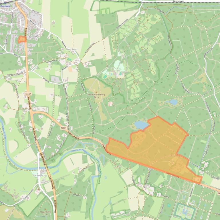 Kaart van postcodegebied 7731AL.