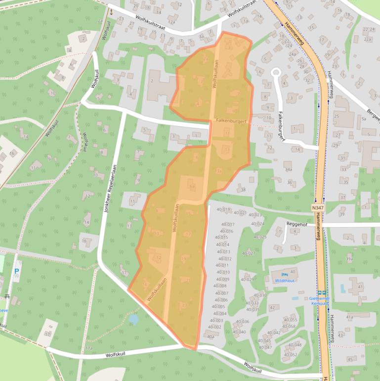 Kaart van postcodegebied 7731AM.