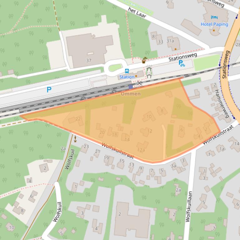 Kaart van postcodegebied 7731AT.