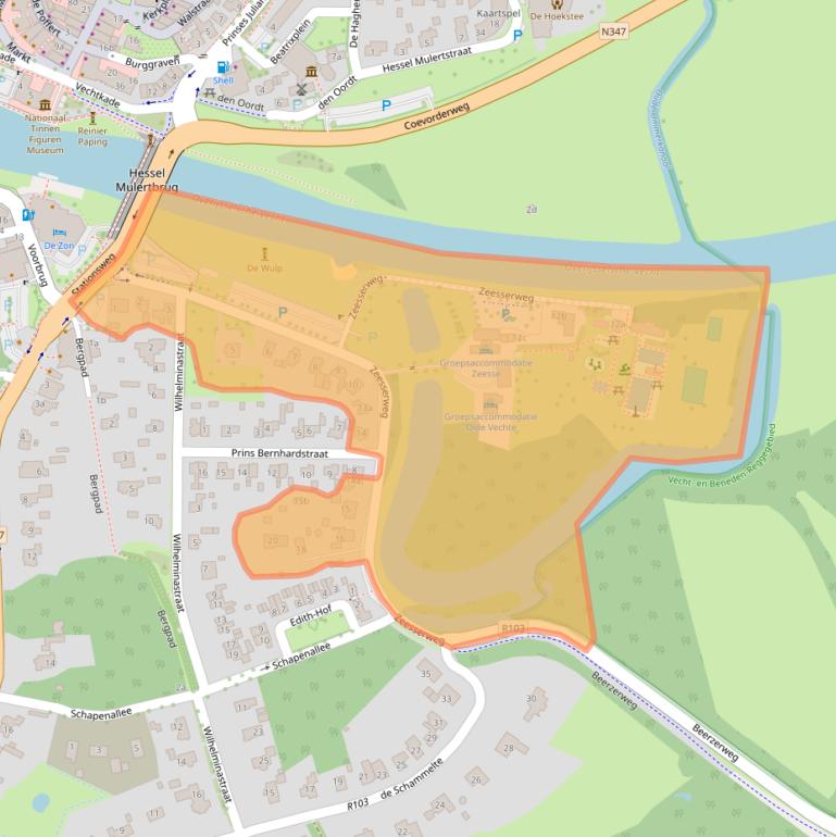 Kaart van postcodegebied 7731BG.