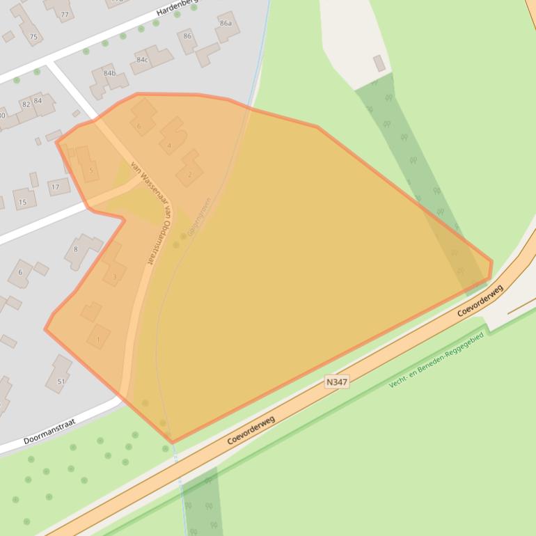 Kaart van postcodegebied 7731BR.