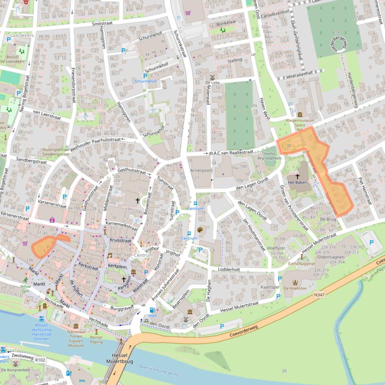 Kaart van postcodegebied 7731CD.