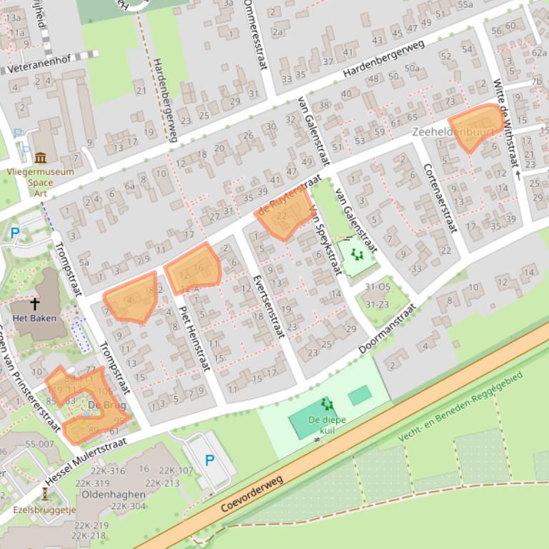 Kaart van postcodegebied 7731CH.