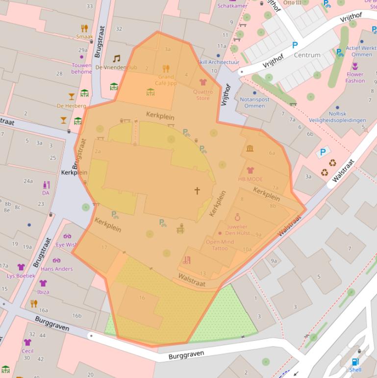 Kaart van postcodegebied 7731CS.