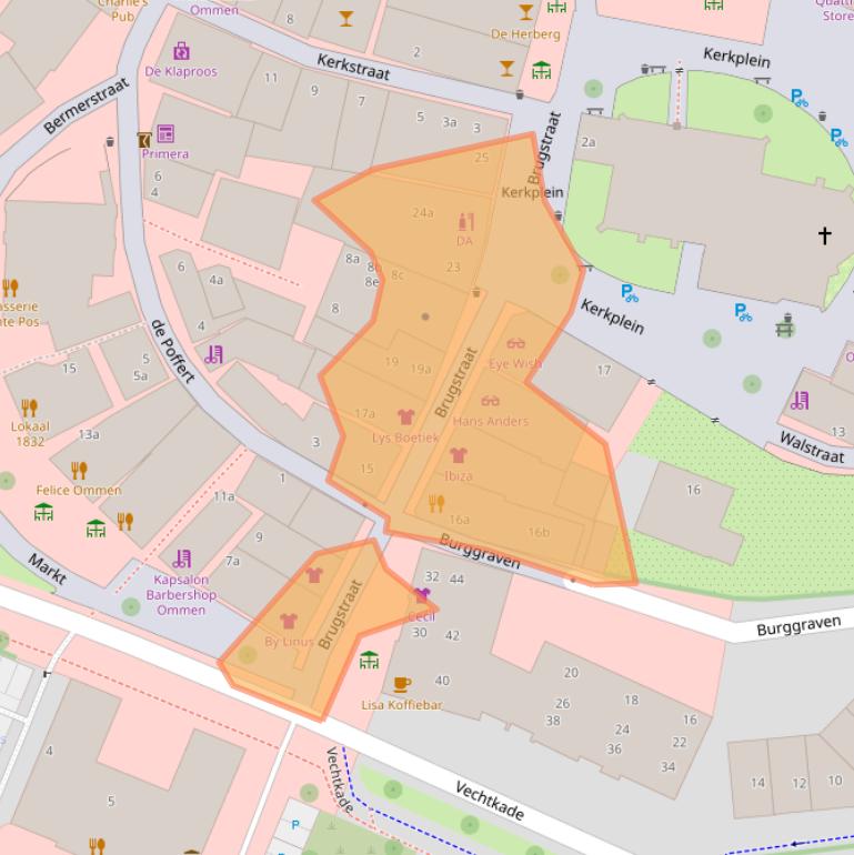 Kaart van postcodegebied 7731CT.