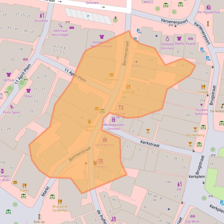 Kaart van postcodegebied 7731CZ.