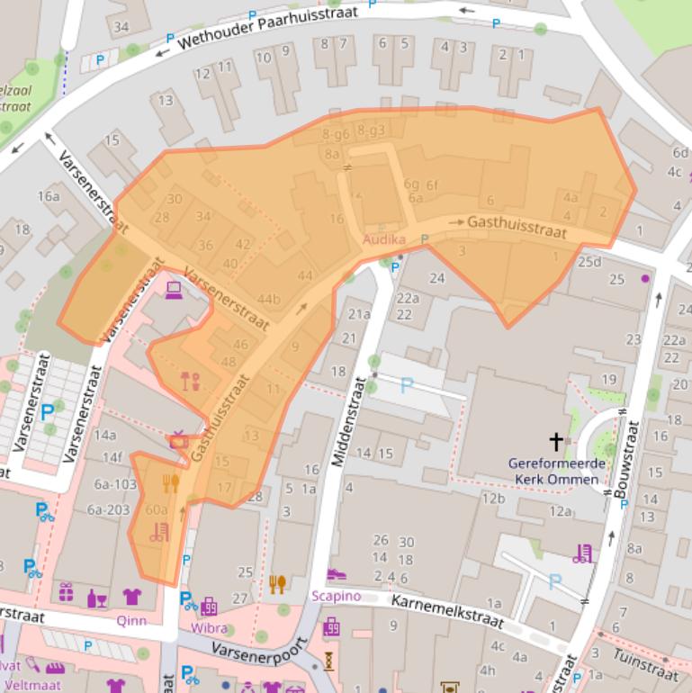 Kaart van postcodegebied 7731DA.