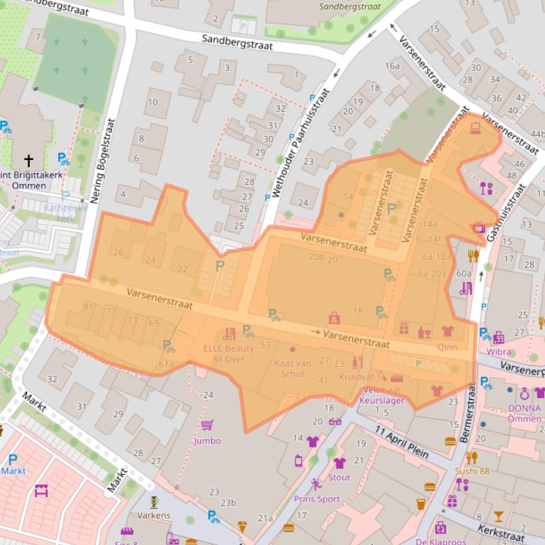 Kaart van postcodegebied 7731DC.