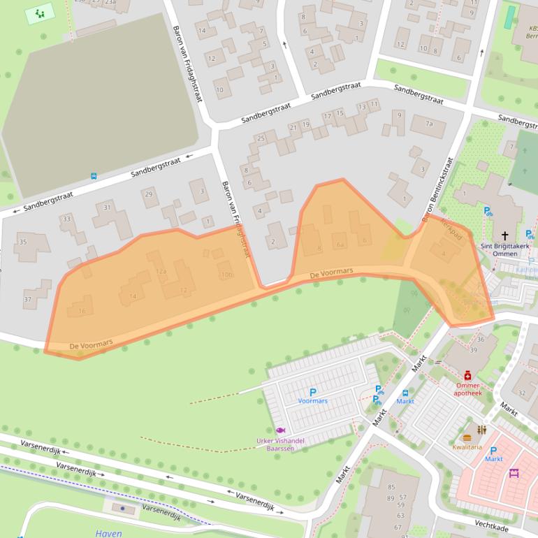 Kaart van postcodegebied 7731DD.