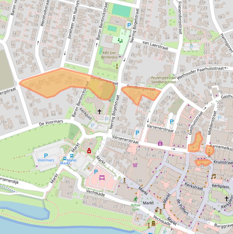 Kaart van postcodegebied 7731DE.