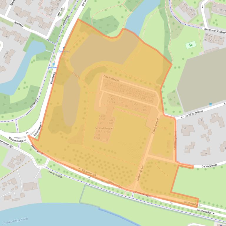 Kaart van postcodegebied 7731DH.