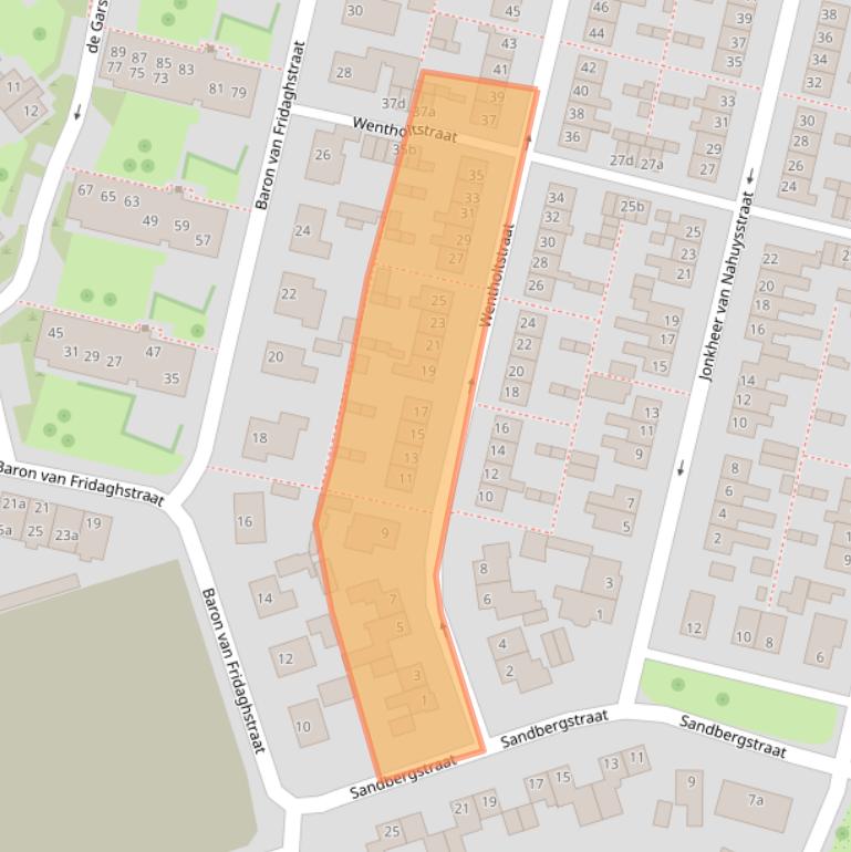 Kaart van postcodegebied 7731DT.