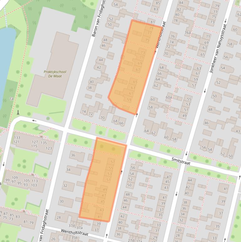 Kaart van postcodegebied 7731DV.