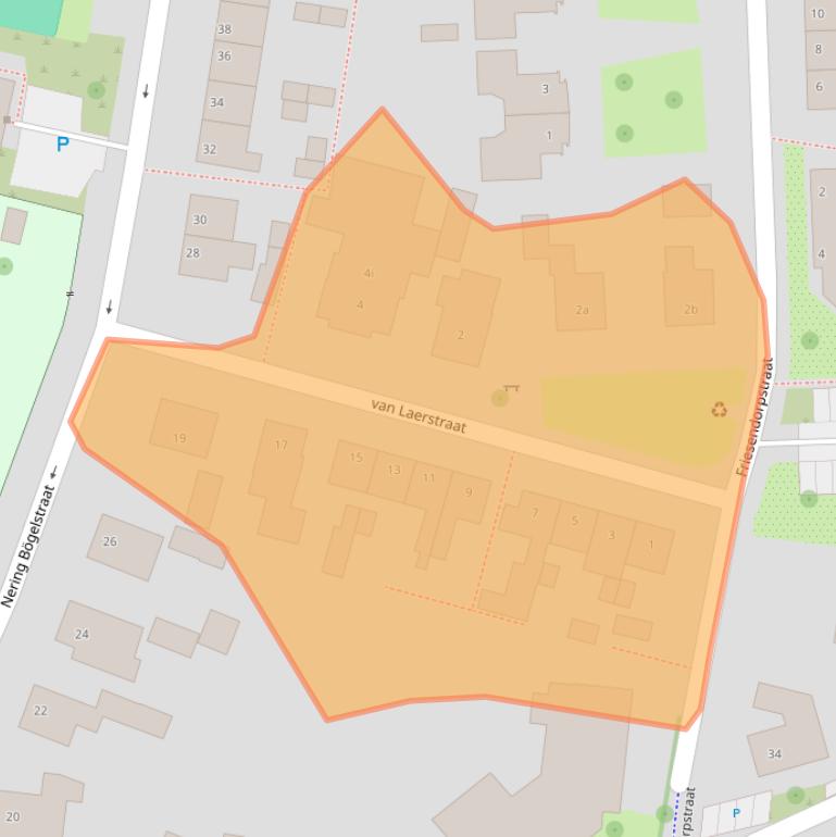 Kaart van postcodegebied 7731EN.