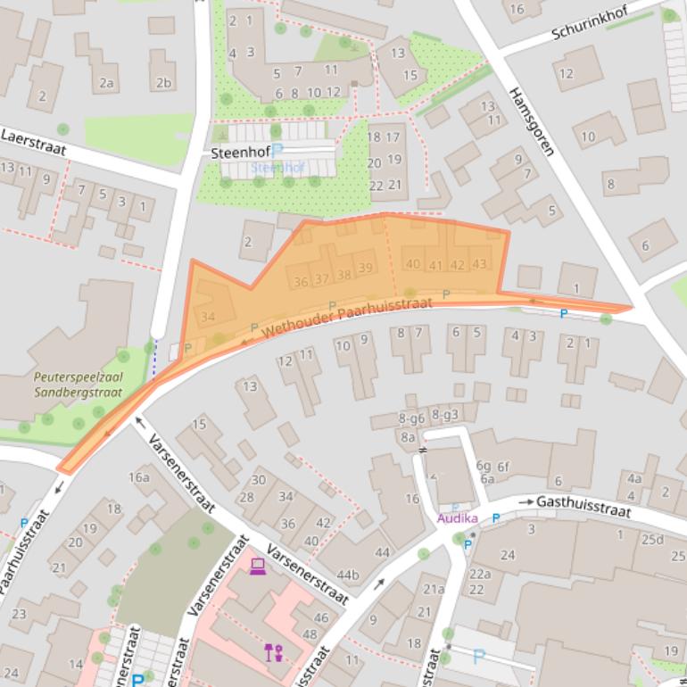 Kaart van postcodegebied 7731ES.