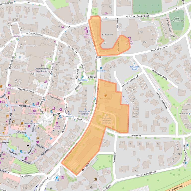 Kaart van postcodegebied 7731GH.