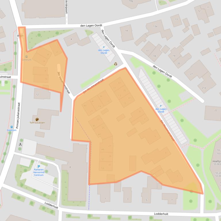 Kaart van postcodegebied 7731GL.