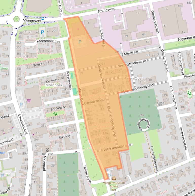 Kaart van postcodegebied 7731GT.