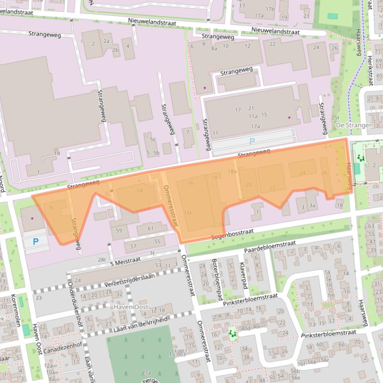 Kaart van postcodegebied 7731GW.