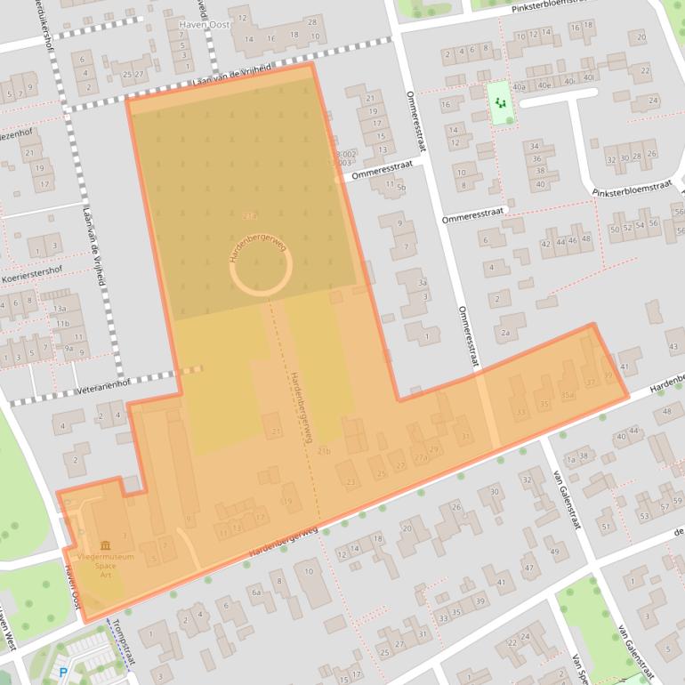 Kaart van postcodegebied 7731HA.