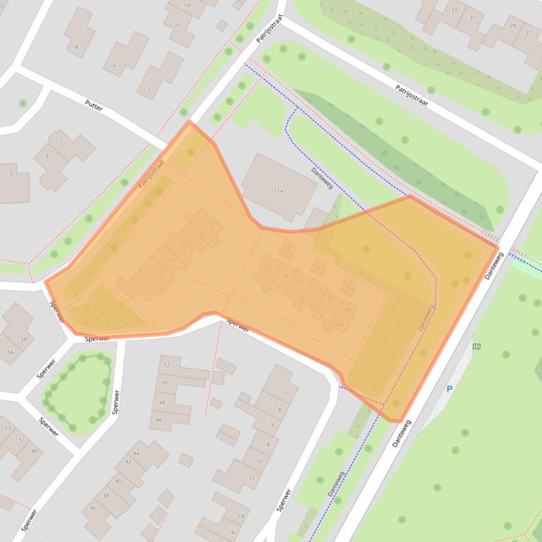 Kaart van postcodegebied 7731KD.