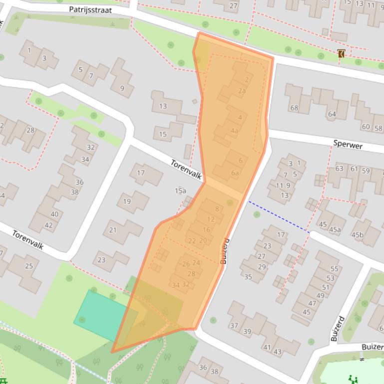 Kaart van postcodegebied 7731KE.
