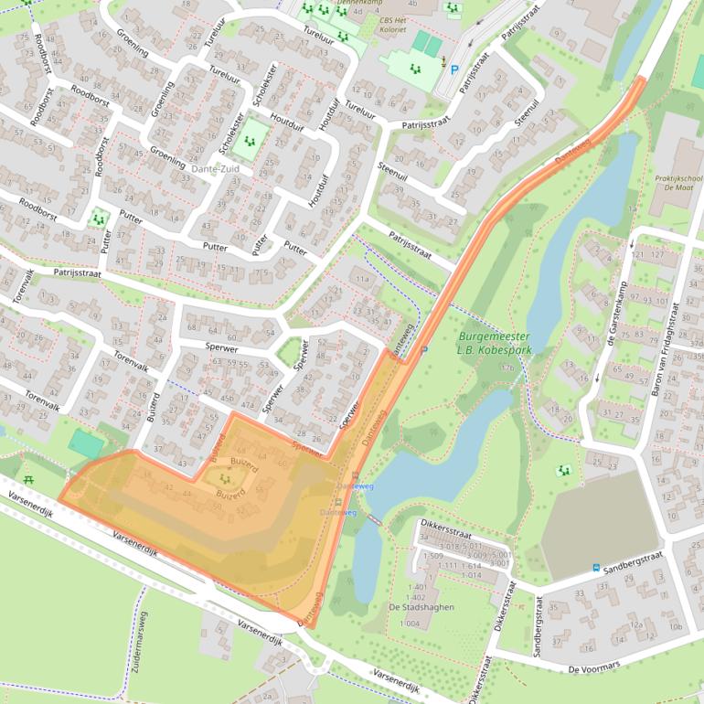 Kaart van postcodegebied 7731KG.