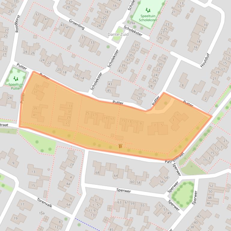 Kaart van postcodegebied 7731KL.