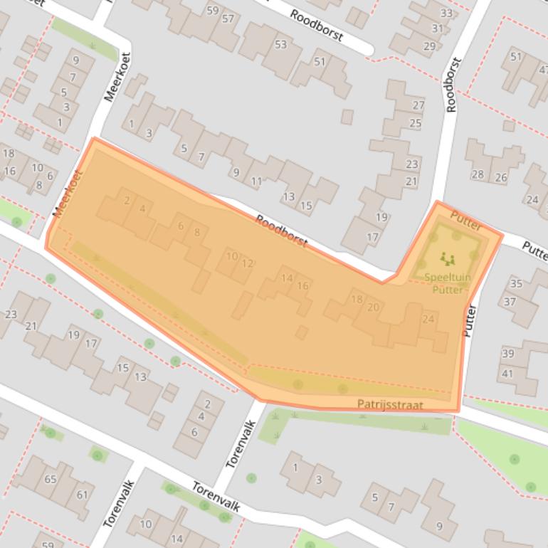 Kaart van postcodegebied 7731KR.