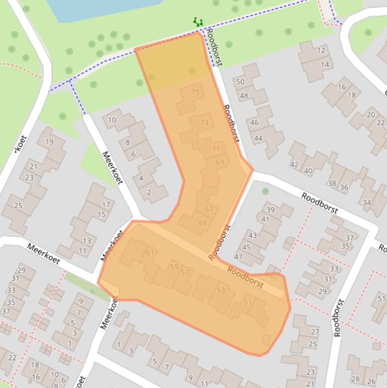 Kaart van postcodegebied 7731KV.